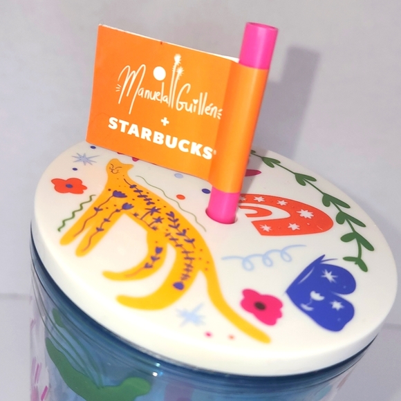 🌞 STARBUCKS 🥤 Manuela Guillen "Beunos Vibras" Venti 24oz Starbucks Cold Cup - Picture 4 of 7
